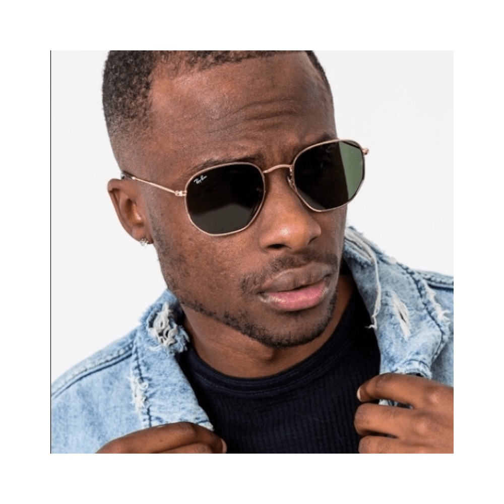 Ray-Ban Hexagonal RB3548N 001 51 Sunglasses